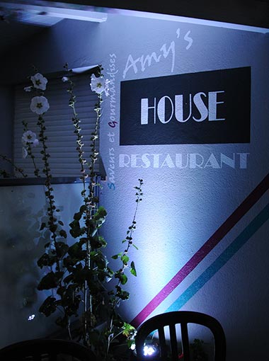 Entrée du restaurant Amy's House au camping Les Écureuils à Saint-Hilaire-de-Riez