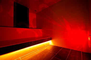 Intérieur du hammam au camping en Vendée à Saint-Hilaire-de-Riez