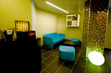 Salon de thé au sein du spa du camping Les Écureuils en Vendée